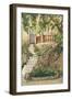 Courtyard in Provence-Roger Duvall-Framed Art Print