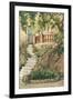 Courtyard in Provence-Roger Duvall-Framed Art Print