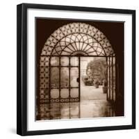 Courtyard in Venezia (sepia)-Alan Blaustein-Framed Photographic Print