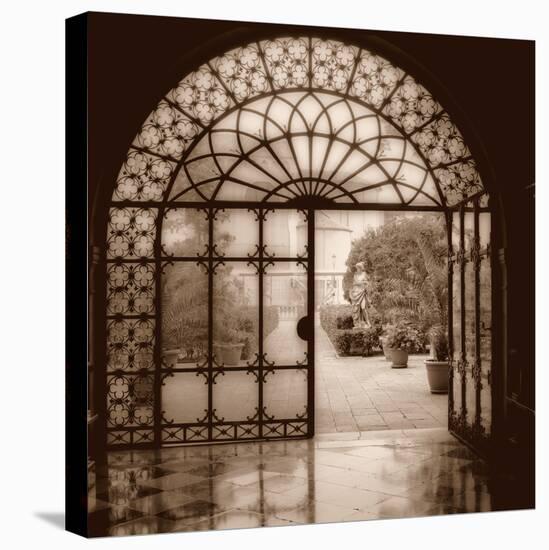 Courtyard in Venezia (sepia)-Alan Blaustein-Stretched Canvas