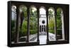 Courtyard Inside Franciscan Monastery-Museum-Matthew Williams-Ellis-Framed Stretched Canvas