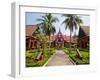 Courtyard Inside the National Museum of Cambodia, Phnom Penh, Cambodia, Indochina, Southeast Asia-Matthew Williams-Ellis-Framed Photographic Print