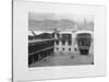 Courtyard, Lalhu, Tibet, 1903-04-John Claude White-Stretched Canvas