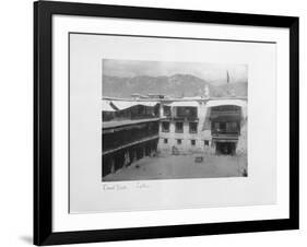 Courtyard, Lalhu, Tibet, 1903-04-John Claude White-Framed Giclee Print