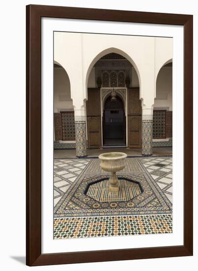 Courtyard, Museum of Marrakech, Medina, Marrakesh, Morocco, North Africa, Africa-Stephen Studd-Framed Photographic Print