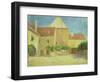 Courtyard of a Forge-Egon Schiele-Framed Giclee Print