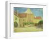 Courtyard of a Forge-Egon Schiele-Framed Giclee Print