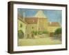 Courtyard of a Forge-Egon Schiele-Framed Giclee Print