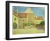 Courtyard of a Forge-Egon Schiele-Framed Giclee Print