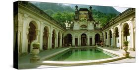 Courtyard of a Mansion, Parque Lage, Jardim Botanico, Corcovado, Rio De Janeiro, Brazil-null-Stretched Canvas