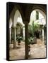 Courtyard of a Traditional House, Carmona, Andalucia, Spain-Sheila Terry-Framed Stretched Canvas