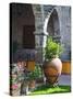 Courtyard of A Villa in San Miguel, San Miguel De Allende, Guanajuato State, Mexico-Julie Eggers-Stretched Canvas