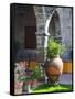 Courtyard of A Villa in San Miguel, San Miguel De Allende, Guanajuato State, Mexico-Julie Eggers-Framed Stretched Canvas