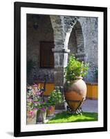 Courtyard of A Villa in San Miguel, San Miguel De Allende, Guanajuato State, Mexico-Julie Eggers-Framed Photographic Print