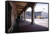 Courtyard of Fort San Cristobal Old San Juan-George Oze-Framed Stretched Canvas