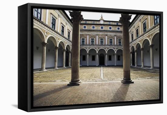 Courtyard of Honour, Ducal Palace, 15th Century-Luciano Laurana-Framed Stretched Canvas