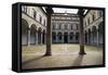 Courtyard of Honour, Ducal Palace, 15th Century-Luciano Laurana-Framed Stretched Canvas