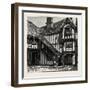 Courtyard of Leicester's Hospital, UK-null-Framed Giclee Print