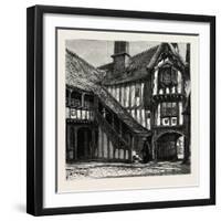 Courtyard of Leicester's Hospital, UK-null-Framed Giclee Print