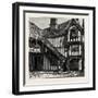Courtyard of Leicester's Hospital, UK-null-Framed Giclee Print