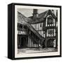 Courtyard of Leicester's Hospital, UK-null-Framed Stretched Canvas