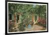 Courtyard of Little Theatre, New Orleans, Louisiana-null-Framed Art Print