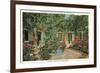 Courtyard of Little Theatre, New Orleans, Louisiana-null-Framed Art Print