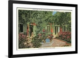 Courtyard of Little Theatre, New Orleans, Louisiana-null-Framed Art Print