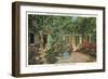 Courtyard of Little Theatre, New Orleans, Louisiana-null-Framed Art Print