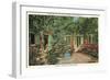 Courtyard of Little Theatre, New Orleans, Louisiana-null-Framed Art Print