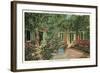 Courtyard of Little Theatre, New Orleans, Louisiana-null-Framed Art Print