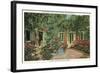 Courtyard of Little Theatre, New Orleans, Louisiana-null-Framed Art Print