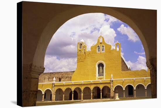 Courtyard of Monastery at Izamal-Stuart Westmorland-Stretched Canvas