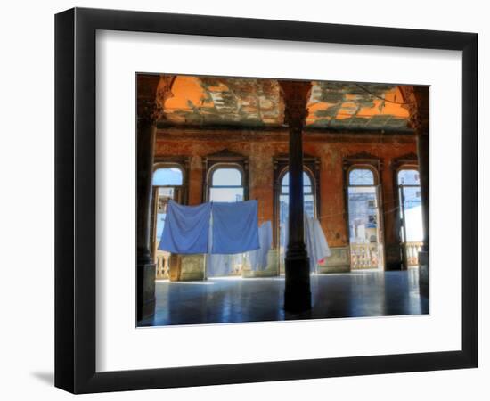 Courtyard of Old Building, Havana, Cuba, Caribbean-Nadia Isakova-Framed Photographic Print