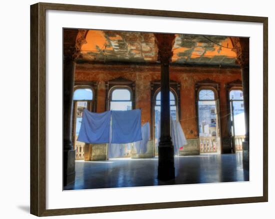 Courtyard of Old Building, Havana, Cuba, Caribbean-Nadia Isakova-Framed Photographic Print