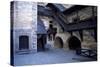 Courtyard of Orava Castle, Oravsky Podzamok, Zilina, Slovakia-null-Stretched Canvas