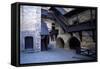 Courtyard of Orava Castle, Oravsky Podzamok, Zilina, Slovakia-null-Framed Stretched Canvas