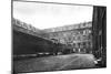 Courtyard of Saint Lazare Women's Prison, Paris, 1931-Ernest Flammarion-Mounted Giclee Print