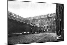 Courtyard of Saint Lazare Women's Prison, Paris, 1931-Ernest Flammarion-Mounted Giclee Print