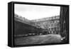 Courtyard of Saint Lazare Women's Prison, Paris, 1931-Ernest Flammarion-Framed Stretched Canvas