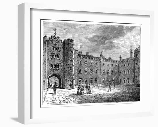 Courtyard of St James's Palace, 1900-null-Framed Giclee Print