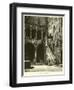 Courtyard of the Bargello-null-Framed Giclee Print