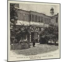 Courtyard of the British Consulate at Damascus Recently Destroyed-null-Mounted Giclee Print