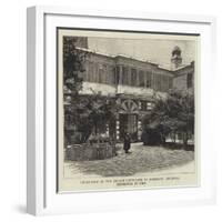 Courtyard of the British Consulate at Damascus Recently Destroyed-null-Framed Giclee Print
