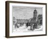 Courtyard of the Castle, Dublin, 19th Century-null-Framed Giclee Print