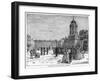 Courtyard of the Castle, Dublin, 19th Century-null-Framed Giclee Print