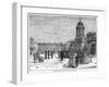 Courtyard of the Castle, Dublin, 19th Century-null-Framed Giclee Print