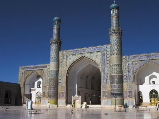 'Courtyard of the Friday Mosque or Masjet-Ejam, Herat, Afghanistan ...