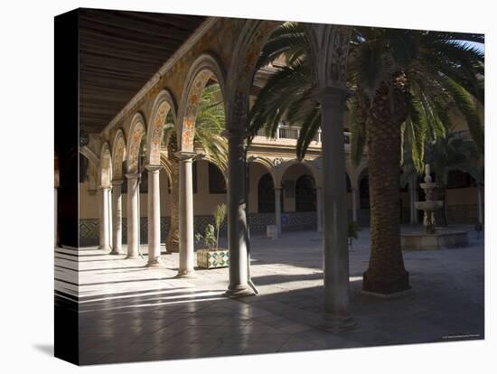 Courtyard of the Hospital of San Juan De Dios, Granada, Andalucia, Spain-Sheila Terry-Stretched Canvas