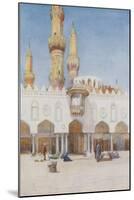 Courtyard of the Mosque of El Azhar, University of Cairo-Walter Spencer-Stanhope Tyrwhitt-Mounted Giclee Print